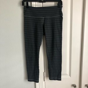 Lululemon Grey striped leggings